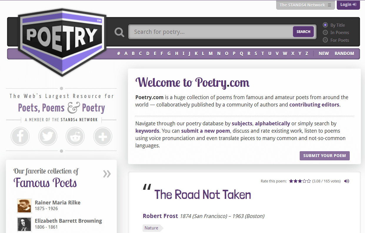 Poetry.com domain name