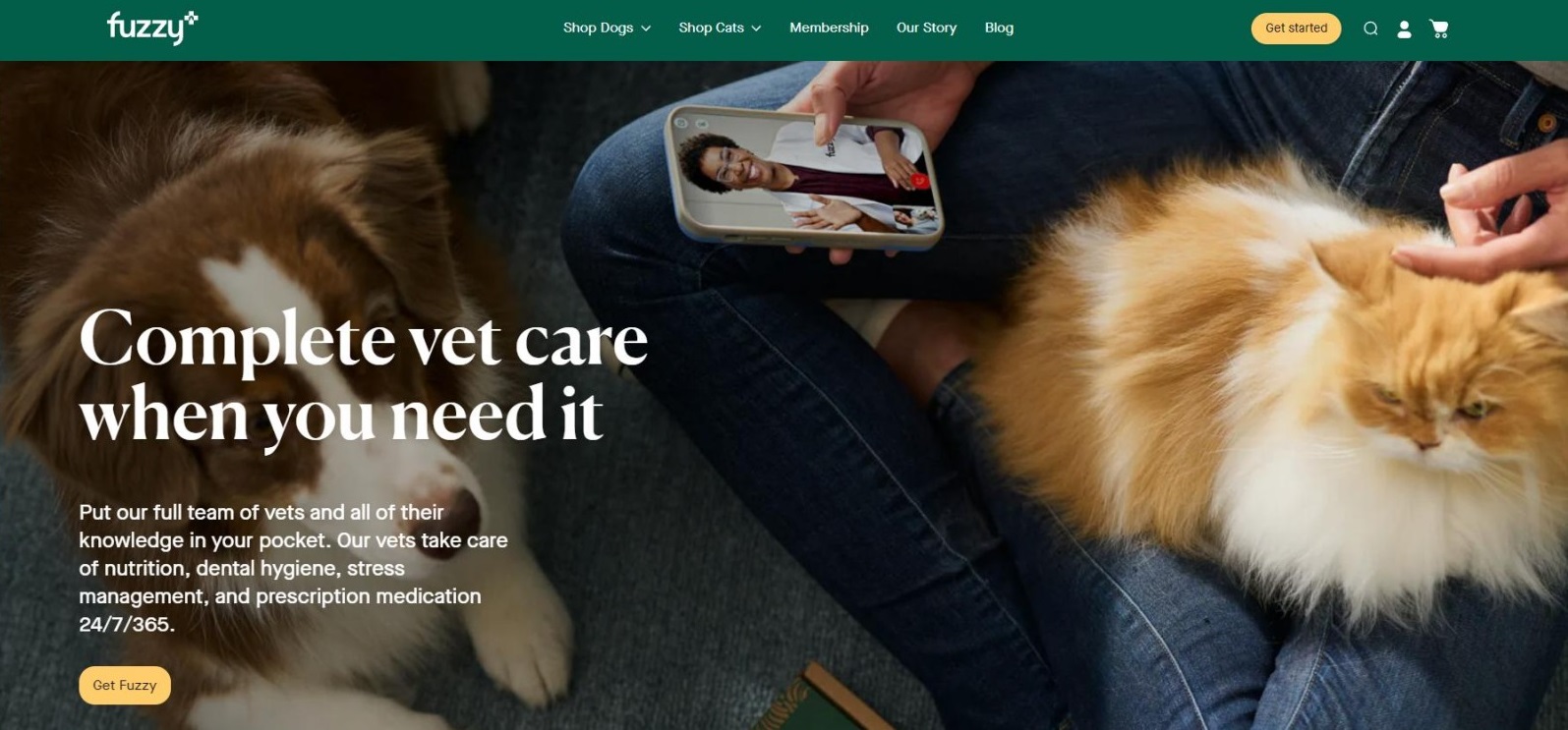 Fuzzy is a leading digital pet care company