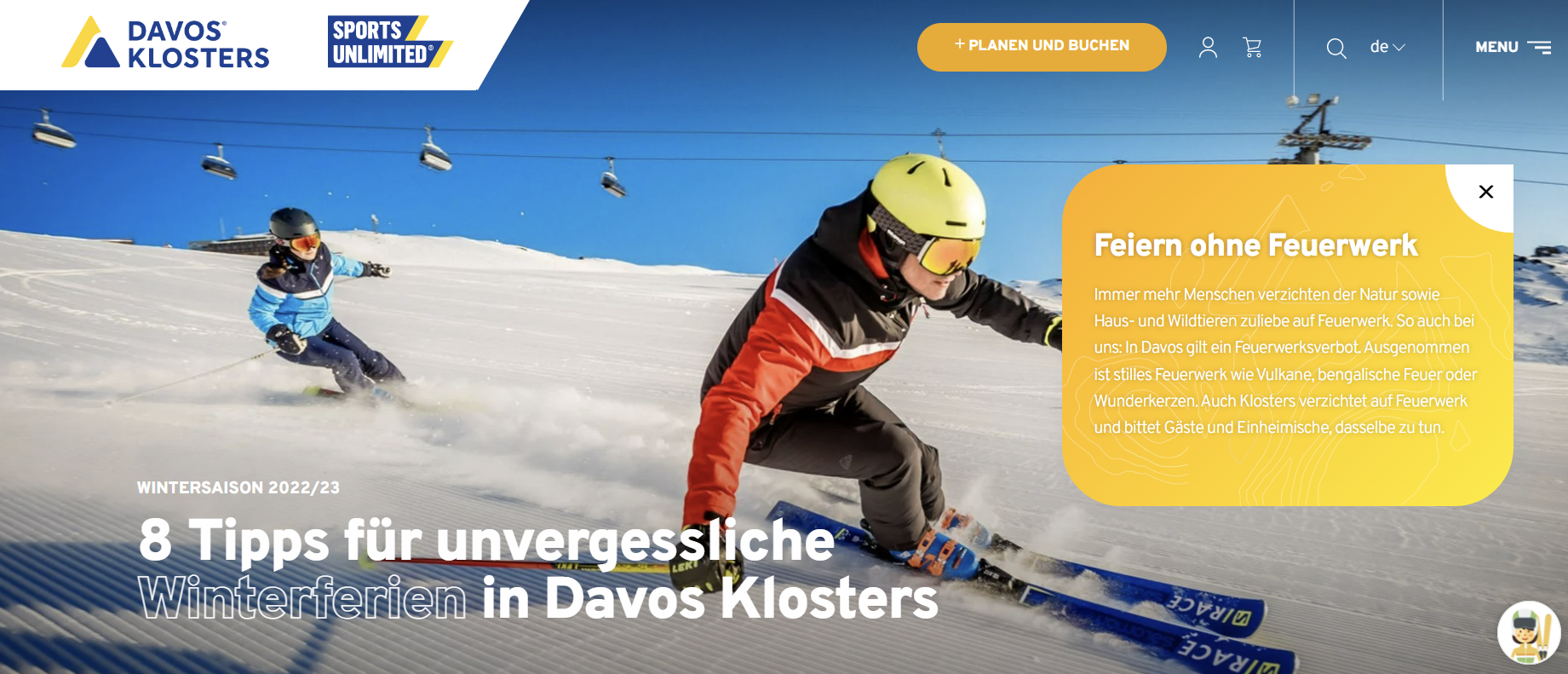 Davos Ski Resort is one of the most popular ski resorts in Europe.