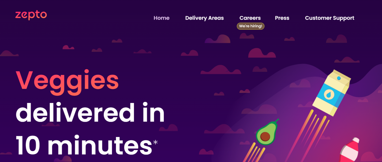 Grocery Delivery App Zepto Raises 60 Million Smart Branding