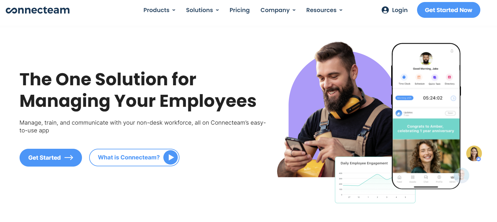 Connecteam is a mobile employee directory software that offers advanced search capabilities, making it easy to find and contact work colleagues. 