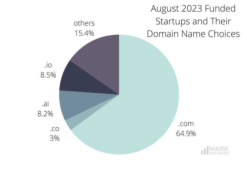 Monthly Funding Report: August 2023 Funded Startups and Their Domain Name Choices