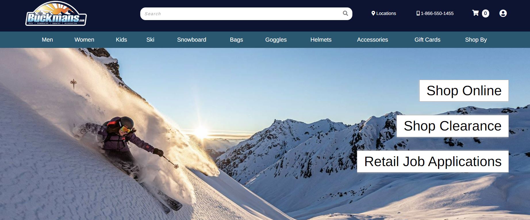 Buckman's Ski and Snowboard Shops' Domain Strategy