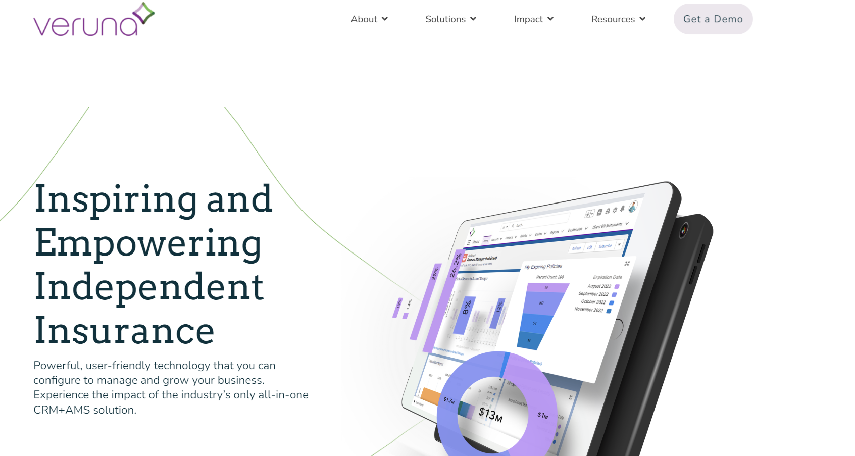 Veruna, an all-in-one agency management system