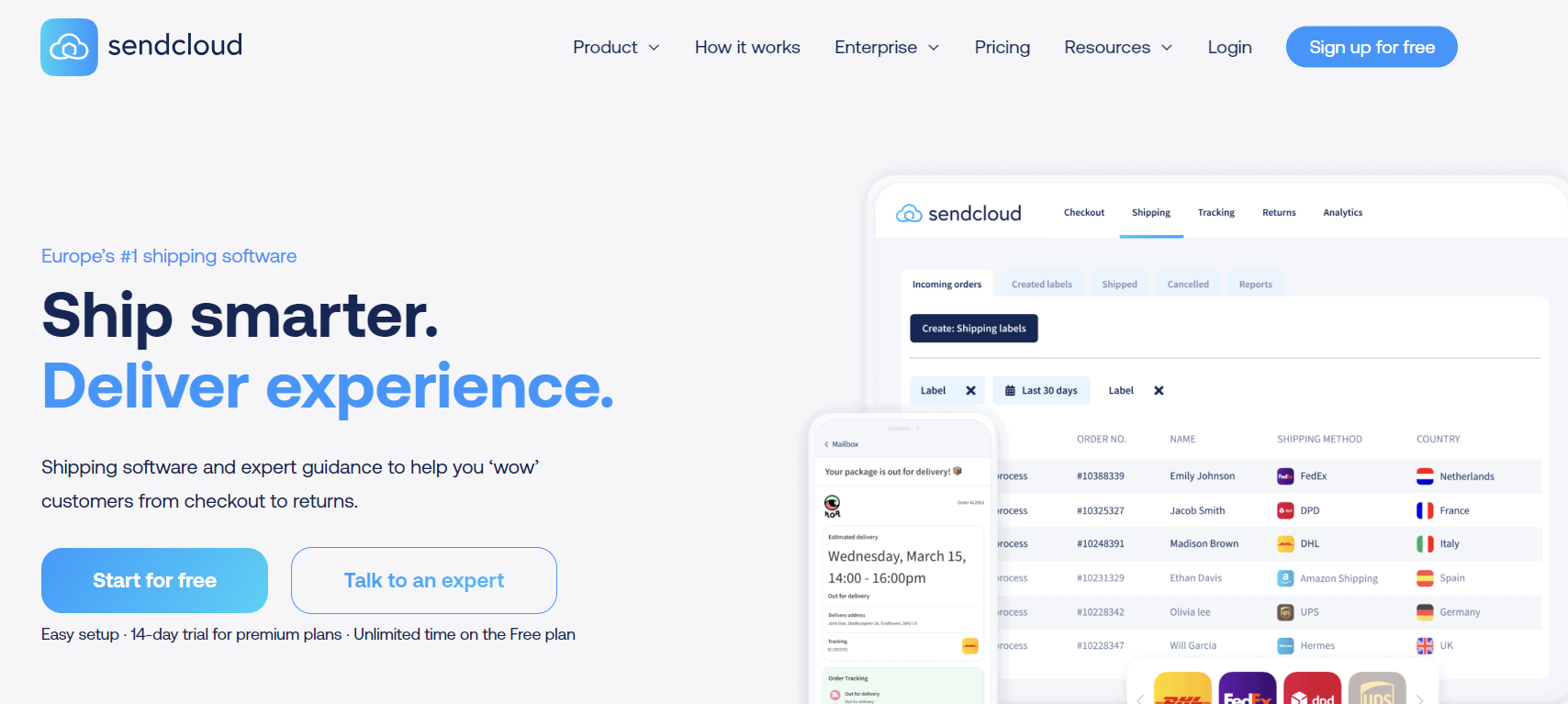 Dutch-based company SendCloud raised $177M in a Series C funding round. SendCloud is a Dutch cloud-based shipping service for online stores.