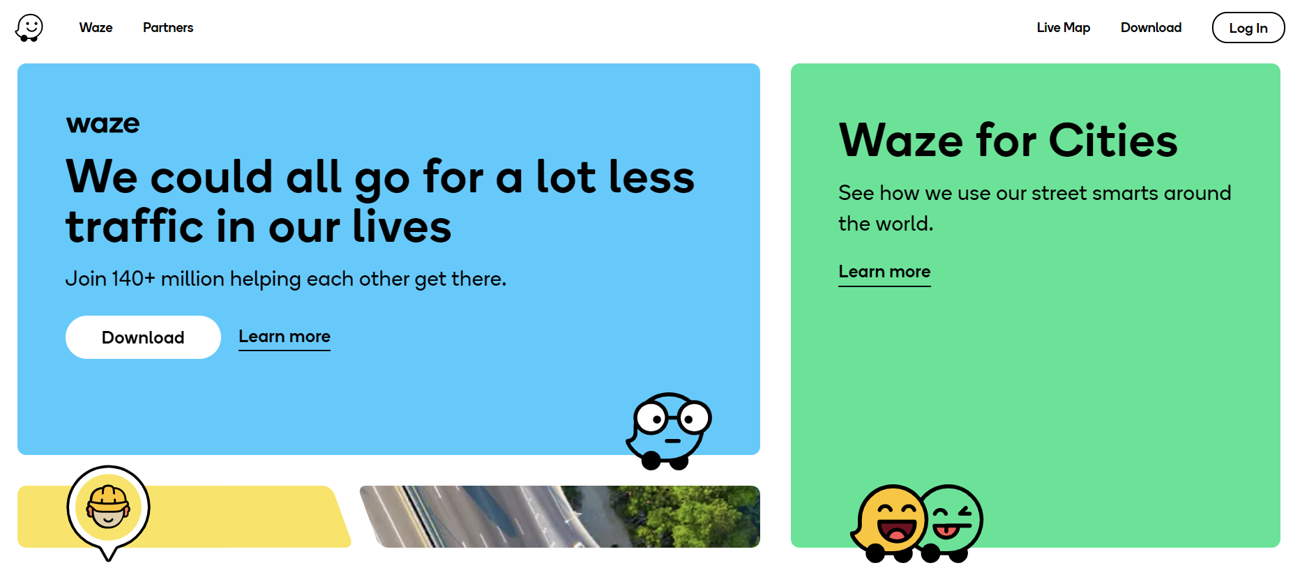 Waze, a mobile navigation application, founded in 2008 in Israel