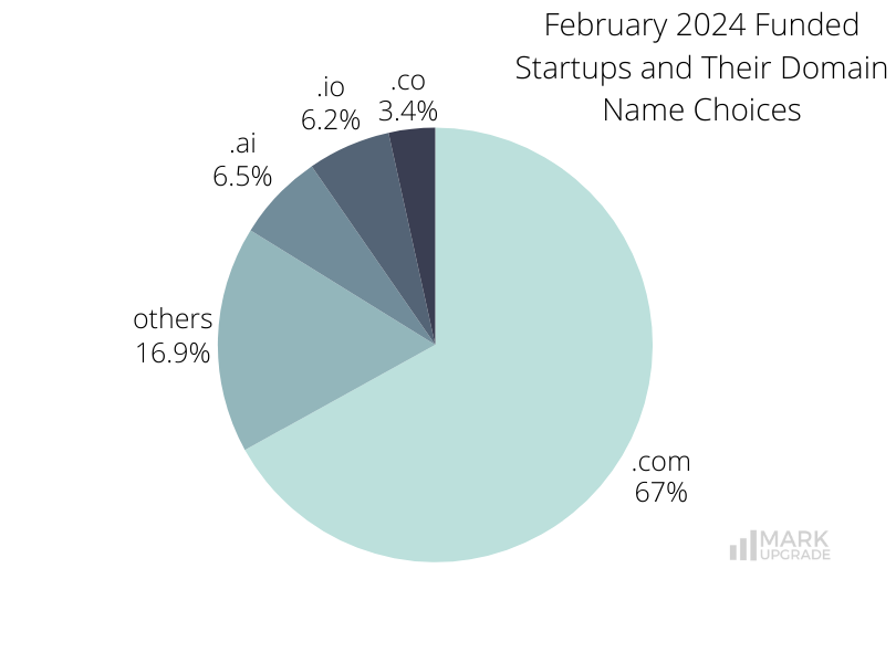 February 2024 Funded Startups and Their Domain Name Choices