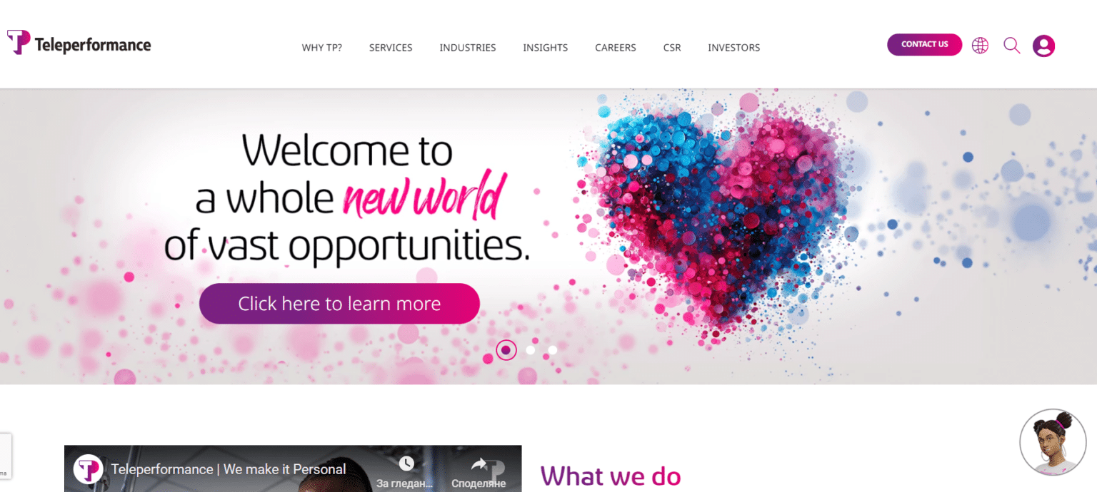 Teleperformance Acquires the Premium Domain TP.com