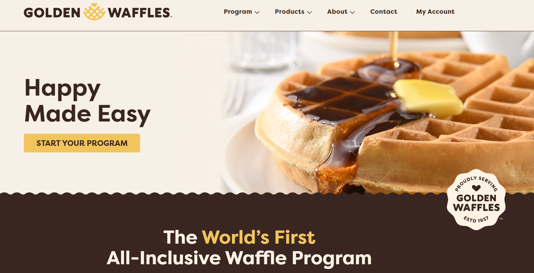 Golden Malted Rebrands to Golden Waffles